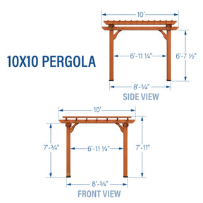 10 x 10 Pergola