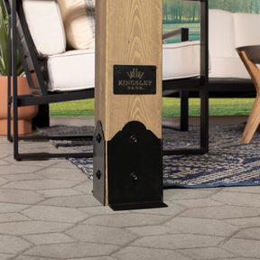 12x10 Fairhaven Pergola Rustic Finish