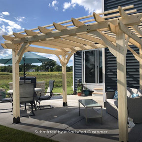 12x10 Fairhaven Pergola Natural