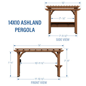14x10 Ashland Pergola