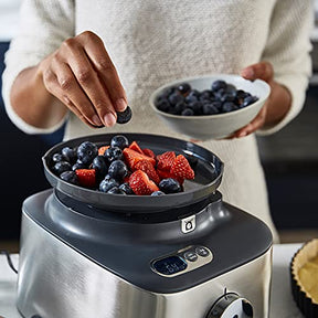 Kenwood Multipro Compact+ FDM312 SS, 5-in-1 Compact Food Processor, Stainless Steel, 2.1 L Capacity, digital weighing scale, Jug Blender, Spicemill, 2x Smoothie Blender, 800 W