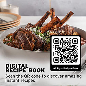 Instant Vortex Plus VersaZone-8.5L XL/Dual Air Fryer, Black,8-in-1 Smart Programmes-Fry,Bake,Roast,Grill,Dehydrate,Reheat,- Save 80% Energy Bills