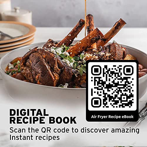 Instant Vortex Plus VersaZone-8.5L XL/Dual Air Fryer, Black,8-in-1 Smart Programmes-Fry,Bake,Roast,Grill,Dehydrate,Reheat,- Save 80% Energy Bills