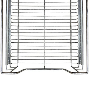 KuKoo 3 x Kitchen Pull Out Soft Close Heavy Duty Baskets, 600mm Wide Cabinet, Slide Out Wire Storage Drawers, Pull-Out Organiser Metal