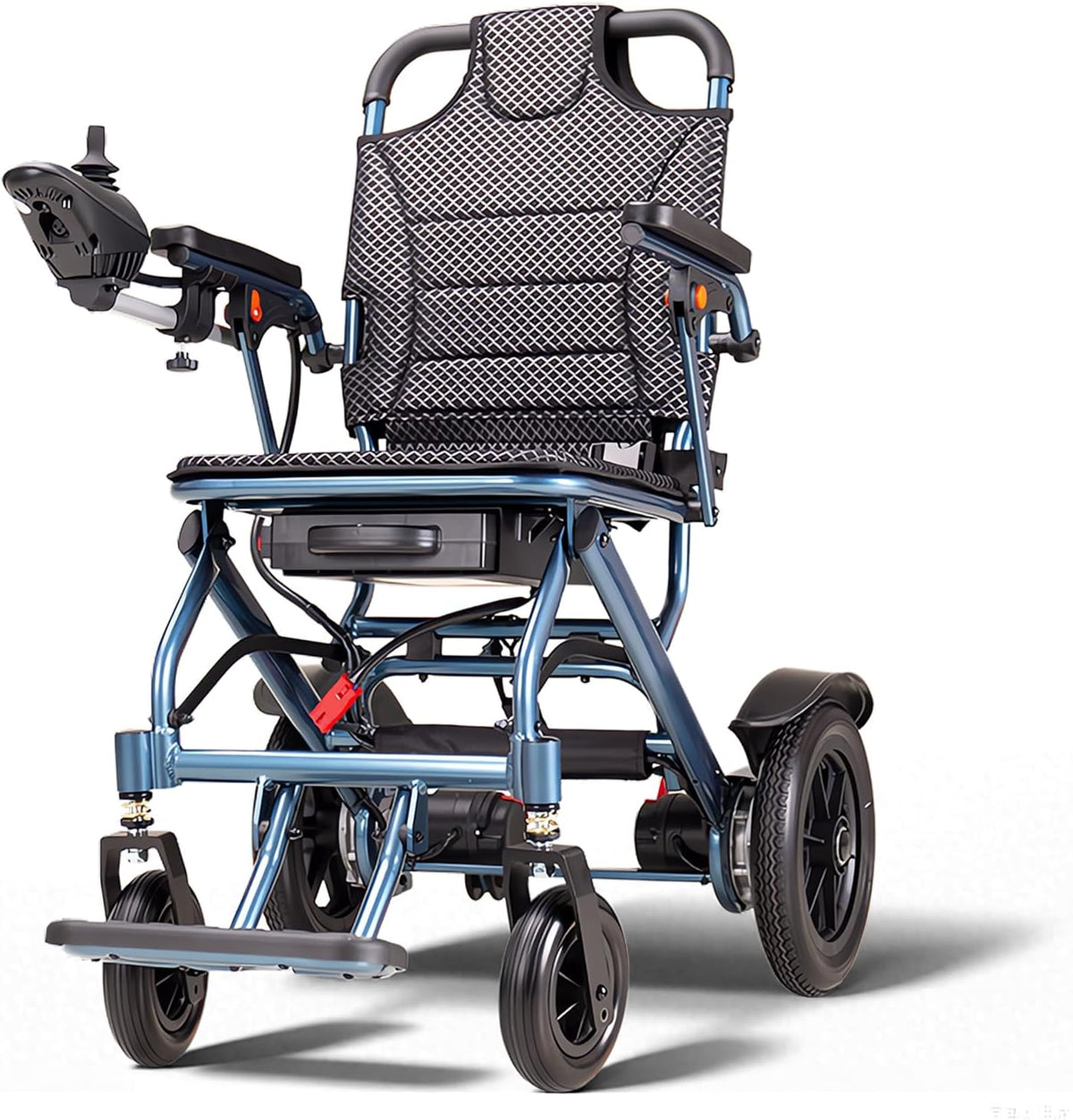 Foldable Electric Wheelchair with 10Ah Battery, 500W Motor, Lightweight Aluminium, 20km Range