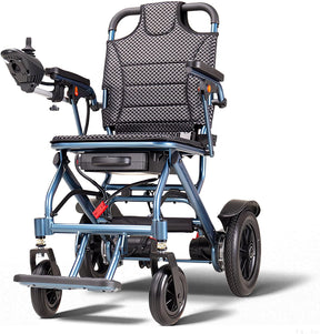 Foldable Electric Wheelchair with 10Ah Battery, 500W Motor, Lightweight Aluminium, 20km Range