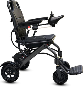 Carbon Fiber Lightweight Foldable Electric Wheelchair, 13kg, Airline Approved, 360W Motor