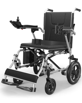 Foldable Lightweight Electric Wheelchair for Adults, Dual 500W Motors, 15 Mile Range, All Terrain, Supports 350 lbs