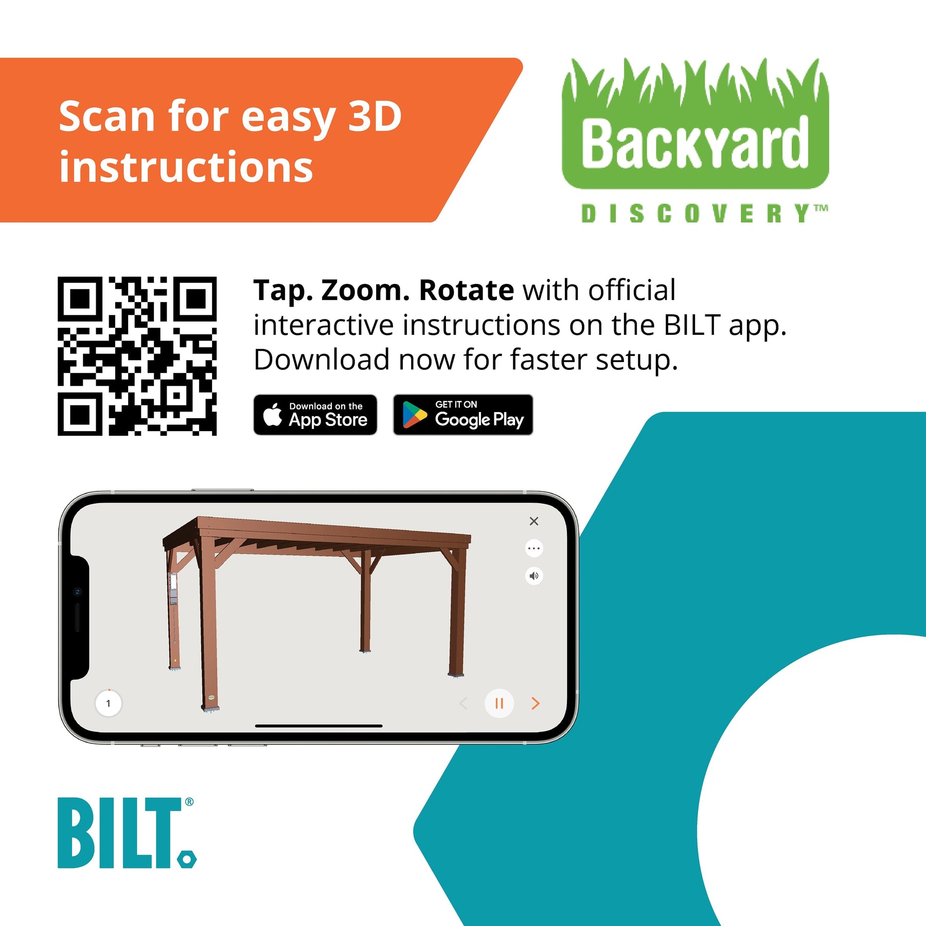 14x10 Brockton Pergola