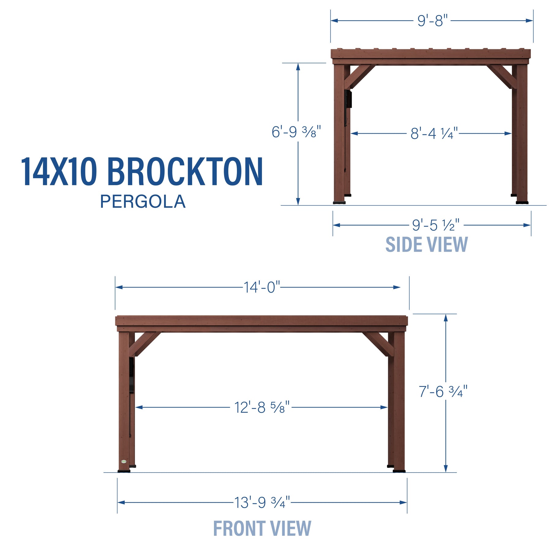 14x10 Brockton Pergola