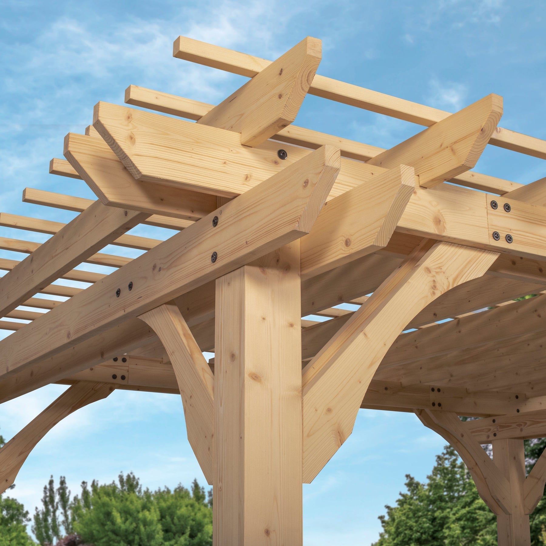 12x10 Fairhaven Pergola Natural