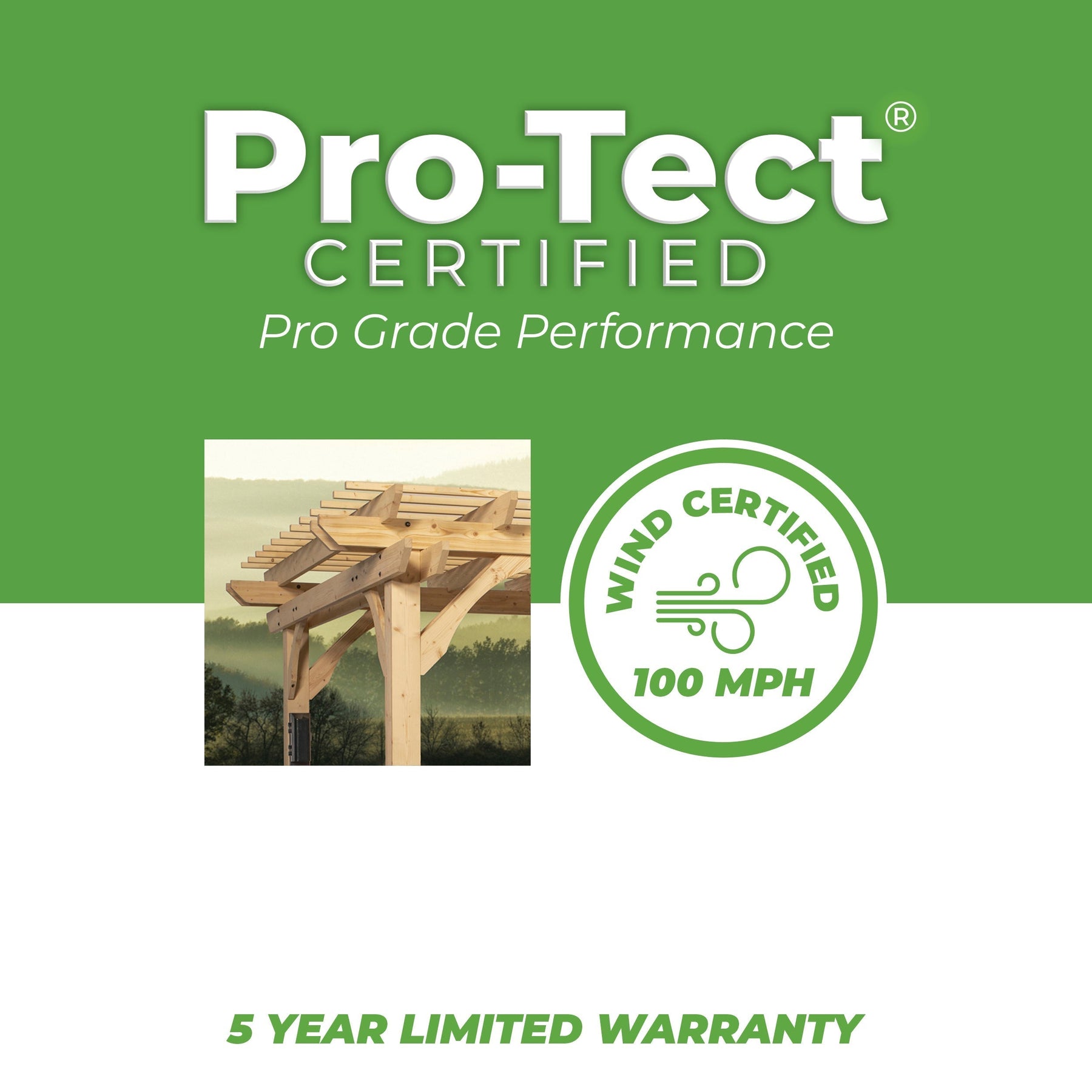 12x10 Fairhaven Pergola Natural