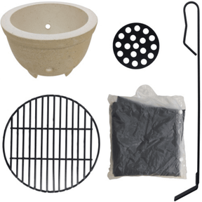 Kamado Ceramic Grill BBQ 13 inch Mi-Fires